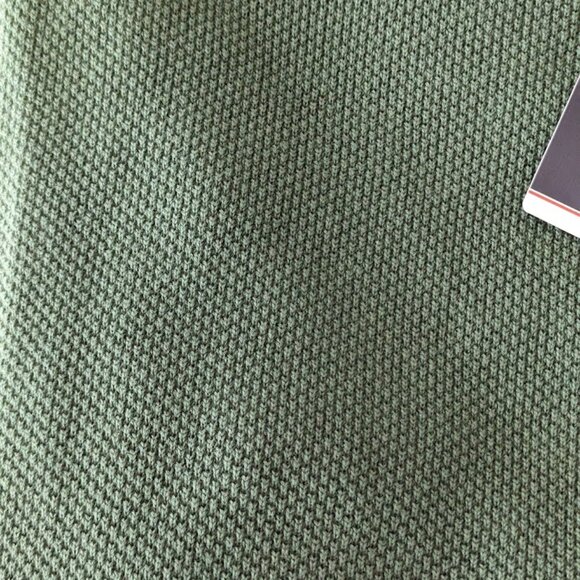 IZOD Textured Crew Neck Sweater in CIlantro Green Men's XL  - New With Tags - Picture 3 of 7